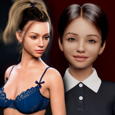 E3D Maddy and Teen for Genesis 9