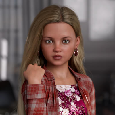 E3D Raily Teen for Genesis 8 and 8.1 Female