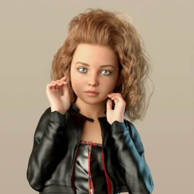 Sandra Kid For Genesis 8 Female