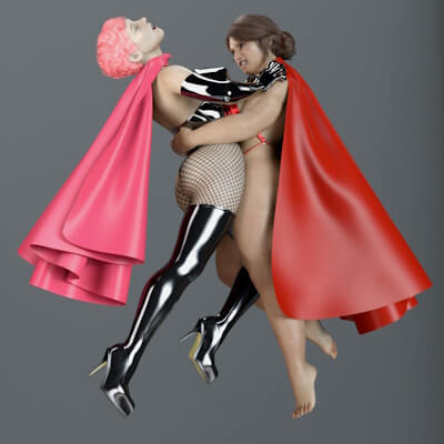 Capes and Cloaks dForce G8F by Excessive