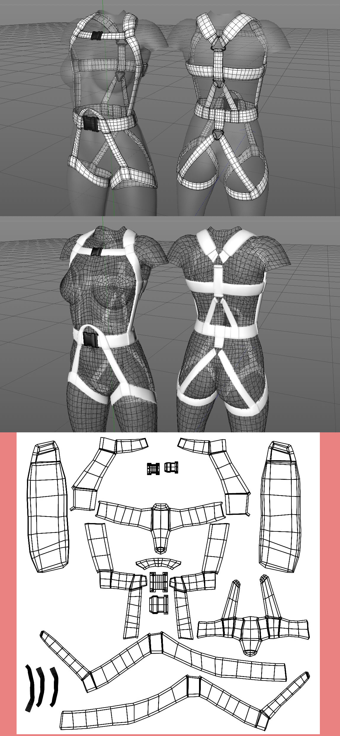 Agent Harness WiP 3D Render, Digital Art by Excessive