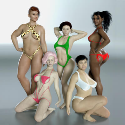 G8F Swimsuits Combo Pack I