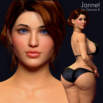 EX Jannet for Genesis 8 by ExoticaX3D