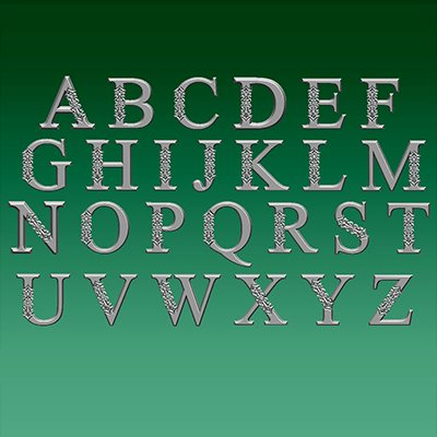 Alphabet Letters - 3D Model by Explorer