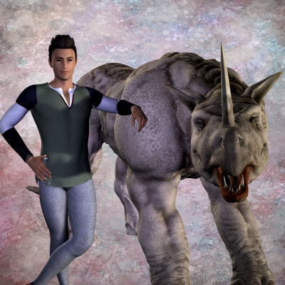 A Boy and His Rhinaga - Genesis 8 Male and Sixus1 Rhinaga
