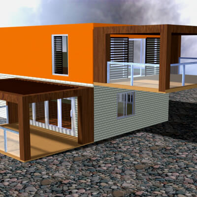 E3D Modern House by Ext3nd Studio