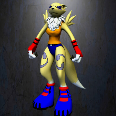 EX3D Renamon Clothes - Pack 2