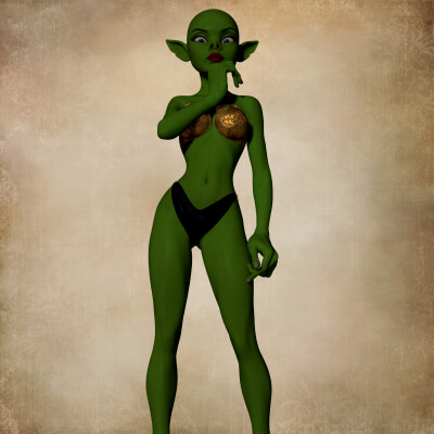 Goblinette Character for Genesis 2 Female