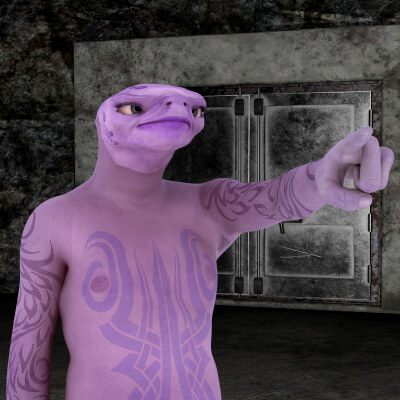 EX3D Grebleips Wannabe Character for Genesis