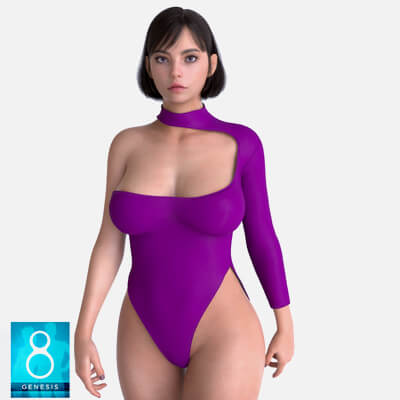 Athena Bodysuit for Genesis 8 Female