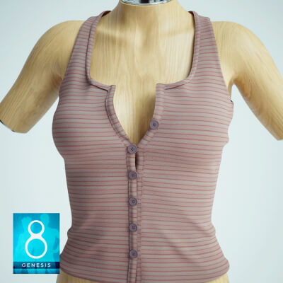 Summer Top for Genesis 8 Female