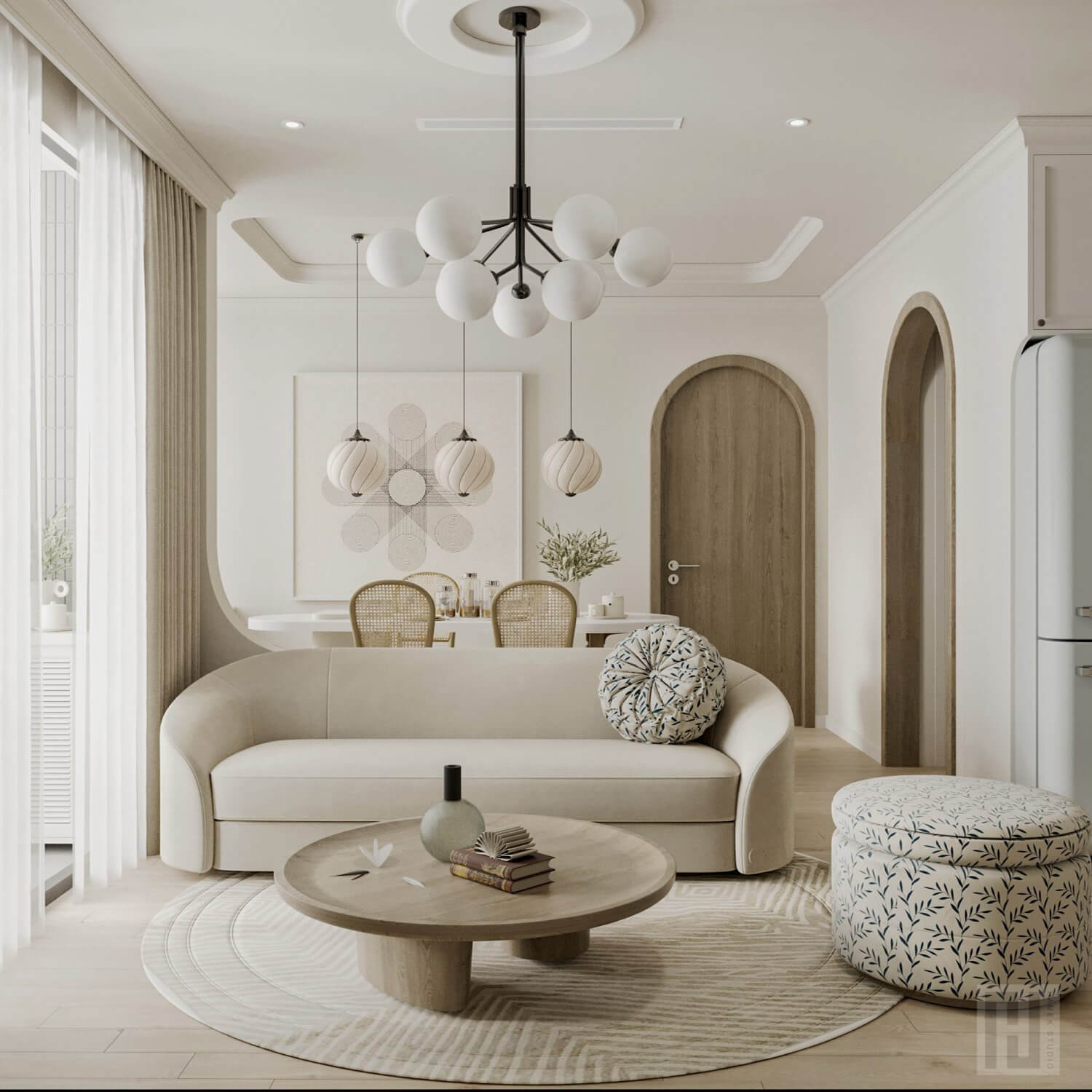 Interior Design Scene - 3D Model by fabioalireza