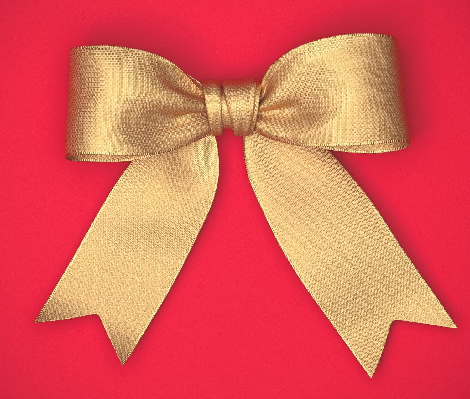 Gift Bow Golden - 3D Model By Fabiobispo