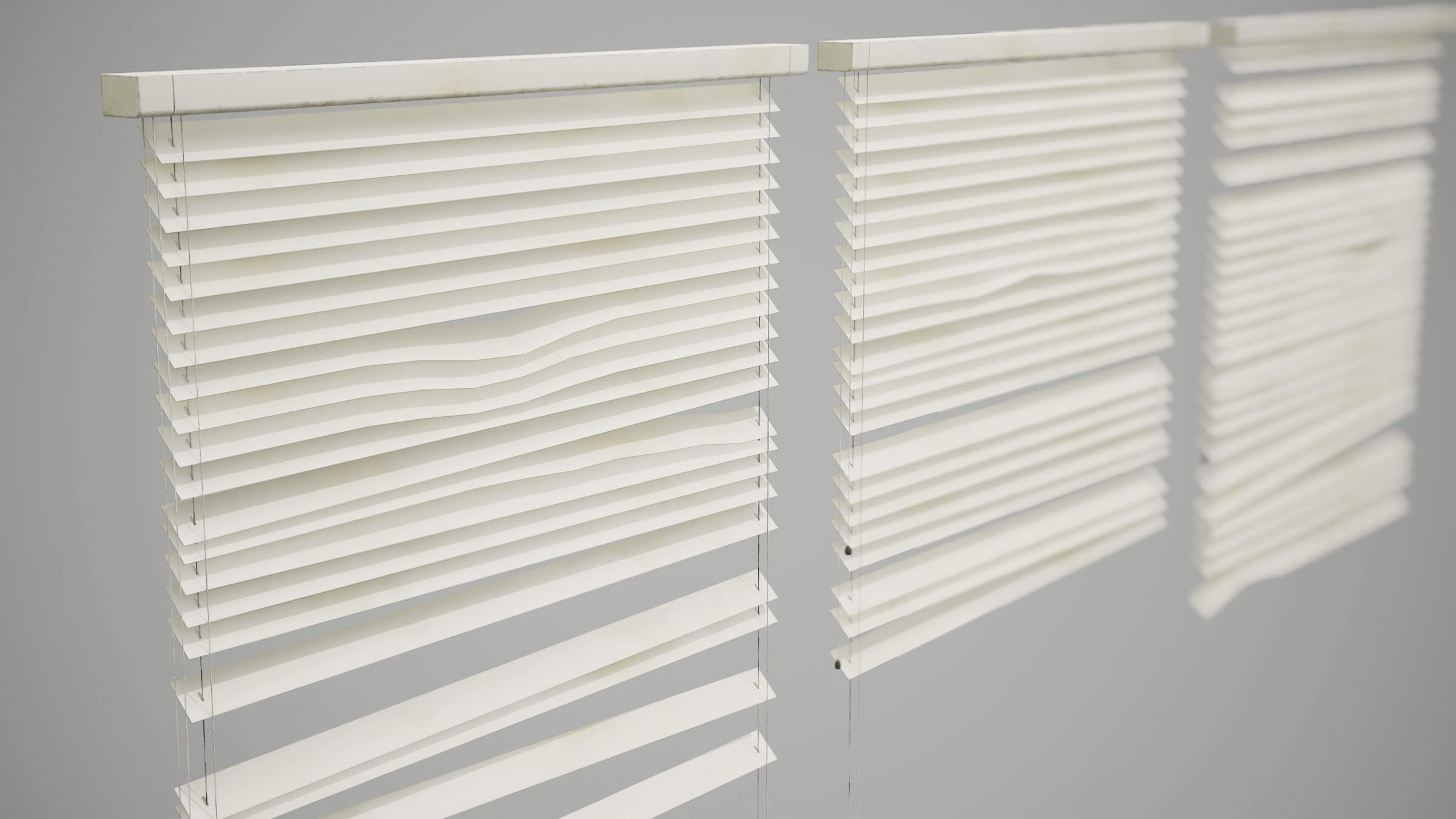 Broken Window Blinds 3D Model by Face The Edge