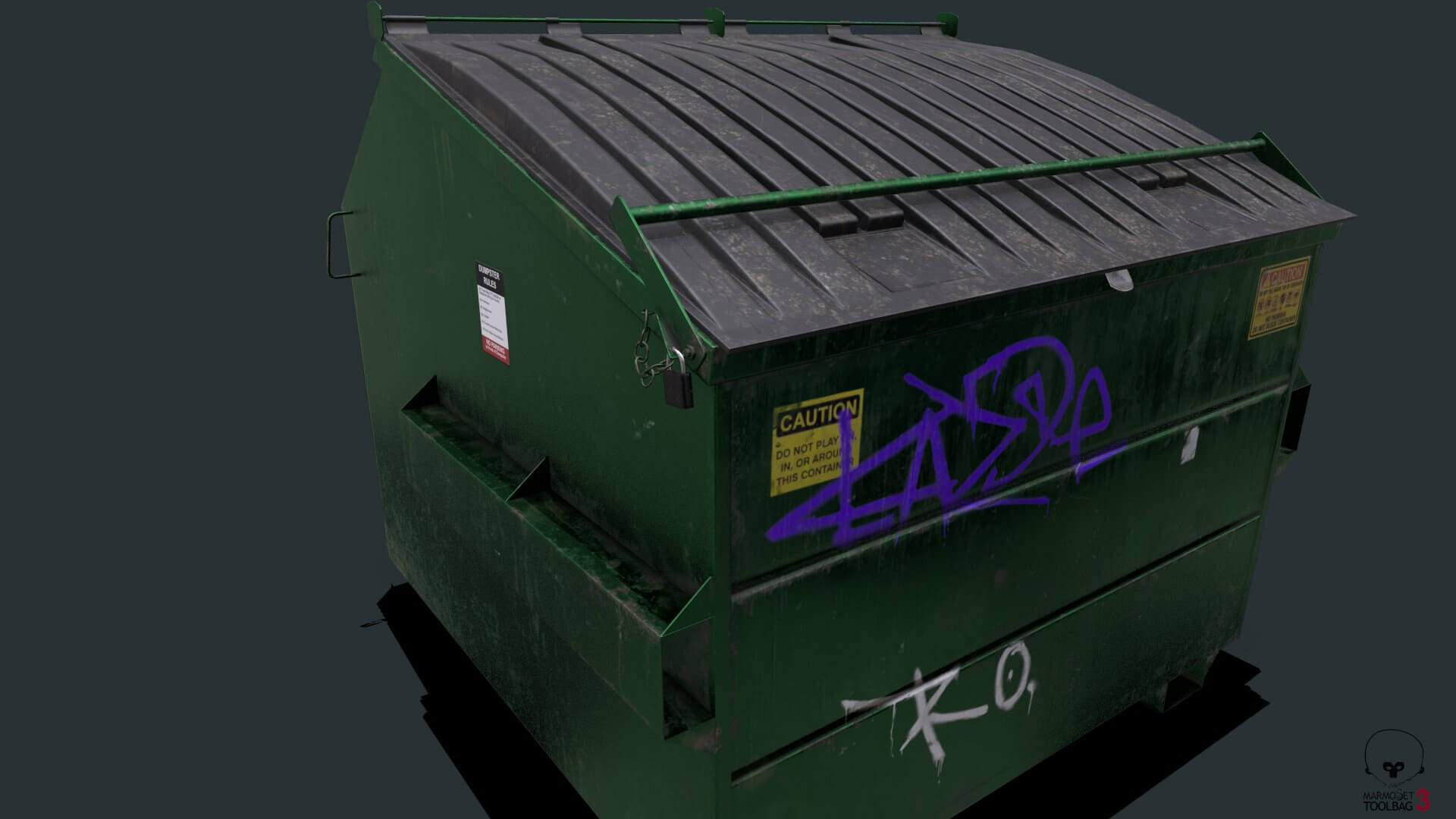 Urban Trash And Waste Management Pack - 3D Model by fadhilvic61
