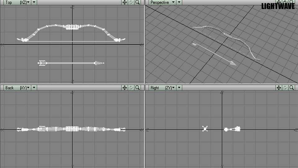Reflex Bow & Arrow 3D Model by faizal3DX