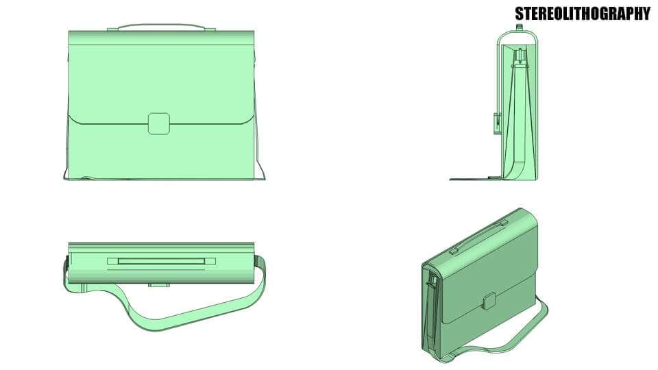 Folder Briefcase 3D Model by faizal3DX