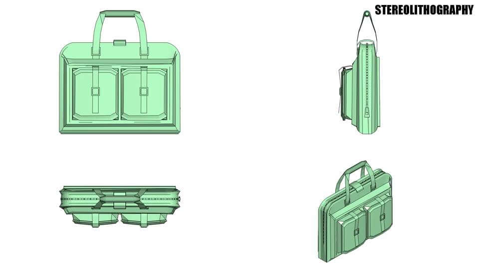 Military Briefcase 3D Model by faizal3DX