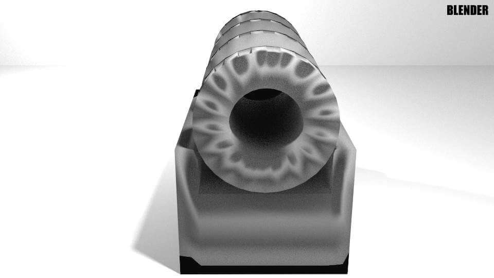 Ottoman Bombard Cannon 3D Model by faizal3DX