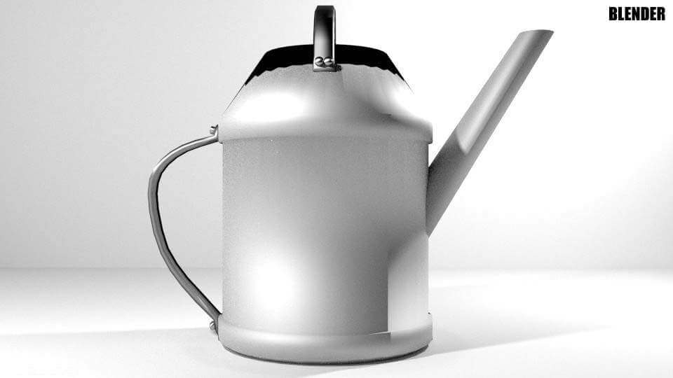 Farm Tool Watering Can 3D Model by faizal3DX