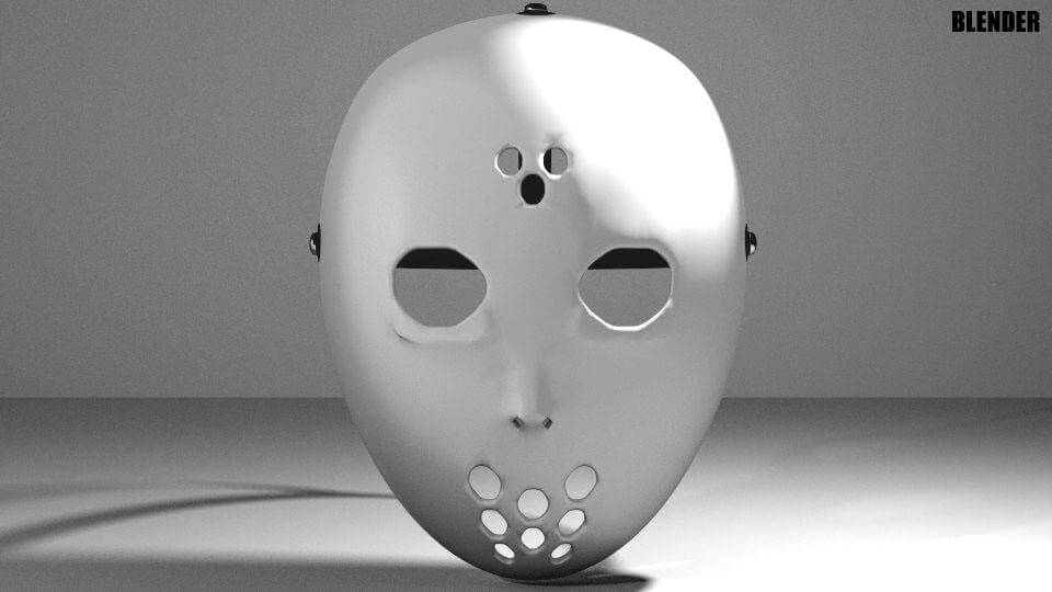 Hockey Mask 3D Model by faizal3DX