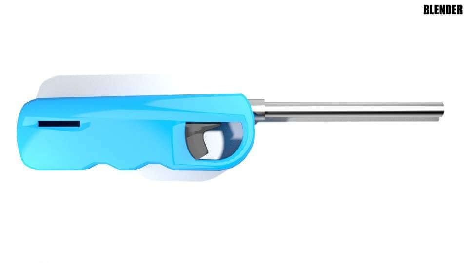 Trigger Lighter 3D Model by faizal3DX