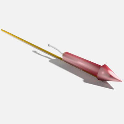 Firecracker Rockets Thrust Rocket Firework - 3D Model by faizal3DX