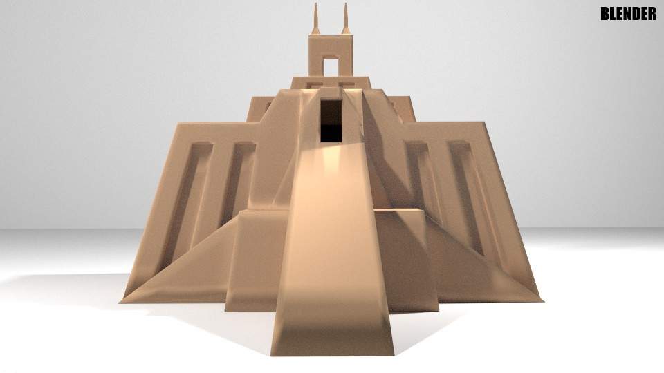 Ur Ziggurat 3d Model