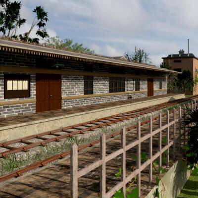 Abandoned Station - Blue Angel