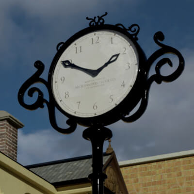 Street Clock - Blue Angel
