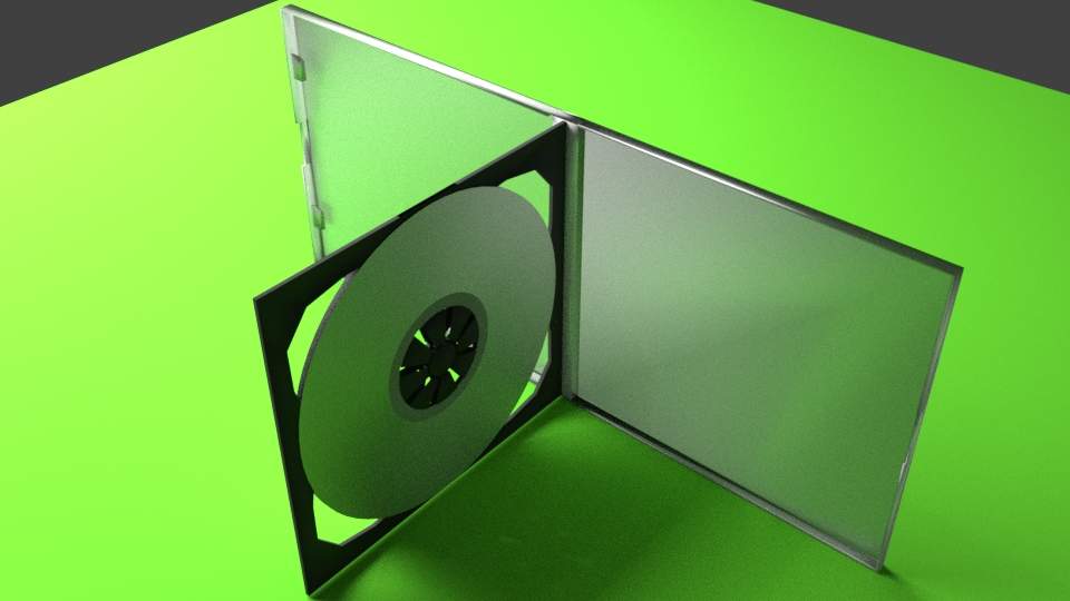 Double CD Case 3D Model by faraharis