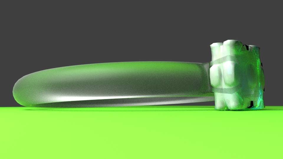 Glass Ring 3 - 3D Model by faraharis