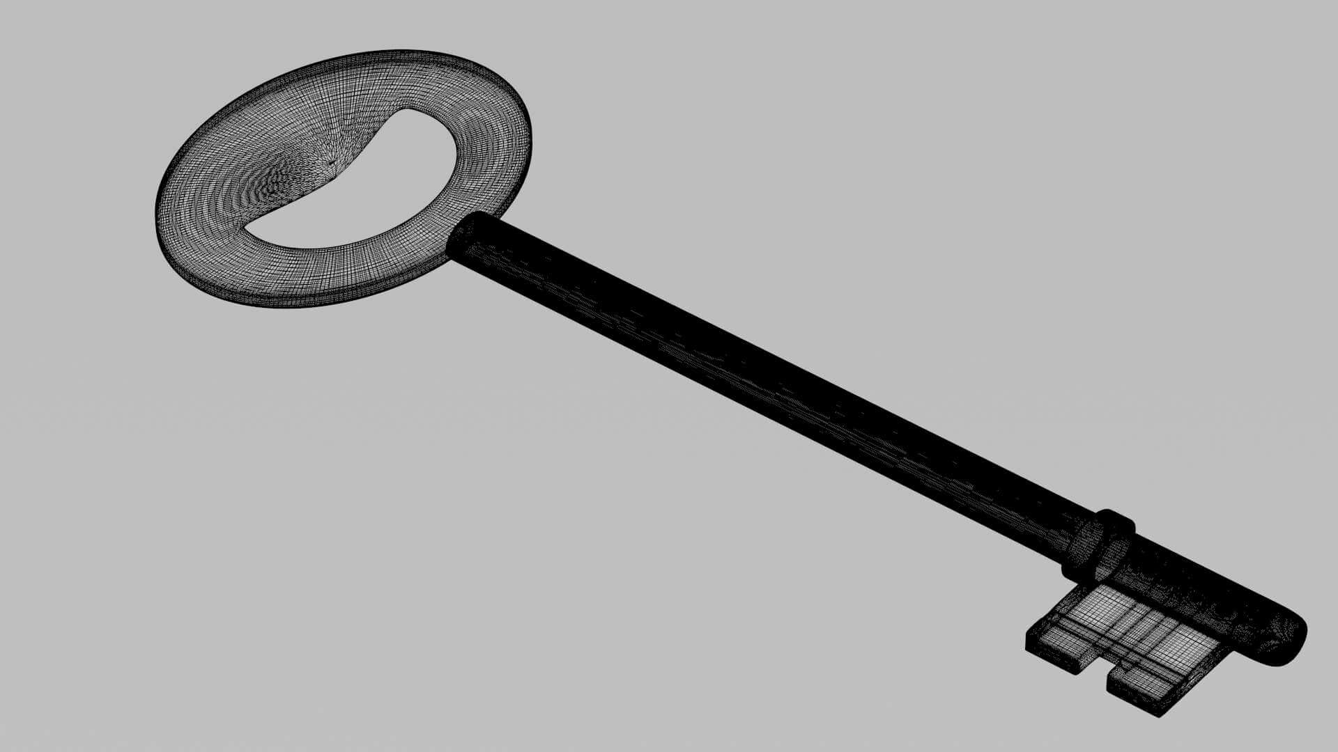 Key 1 - 3D Model by faraharis