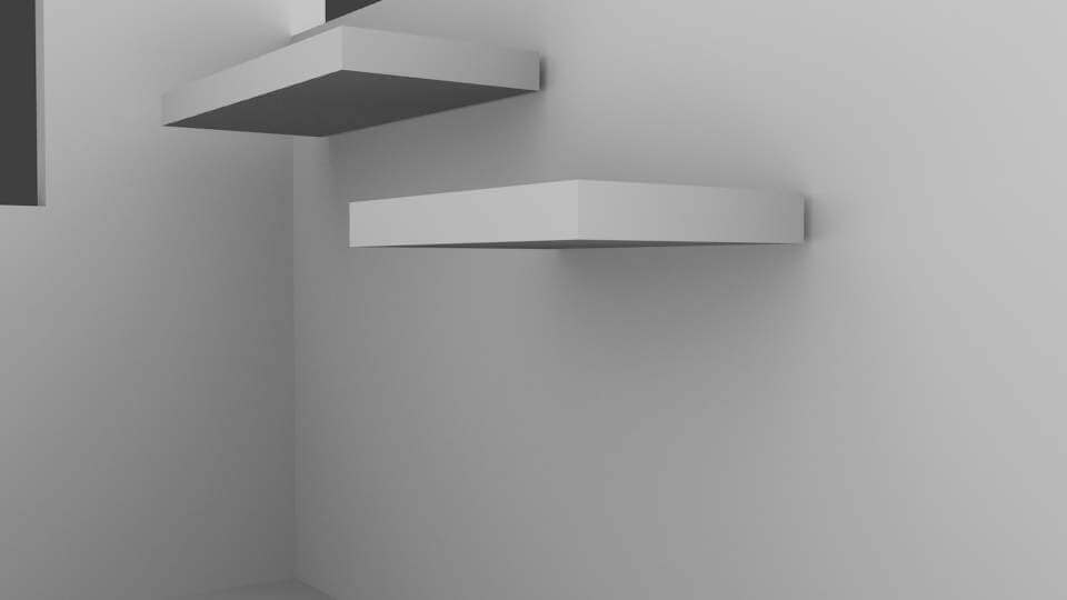 Wall Shelves 3D Model by faraharis
