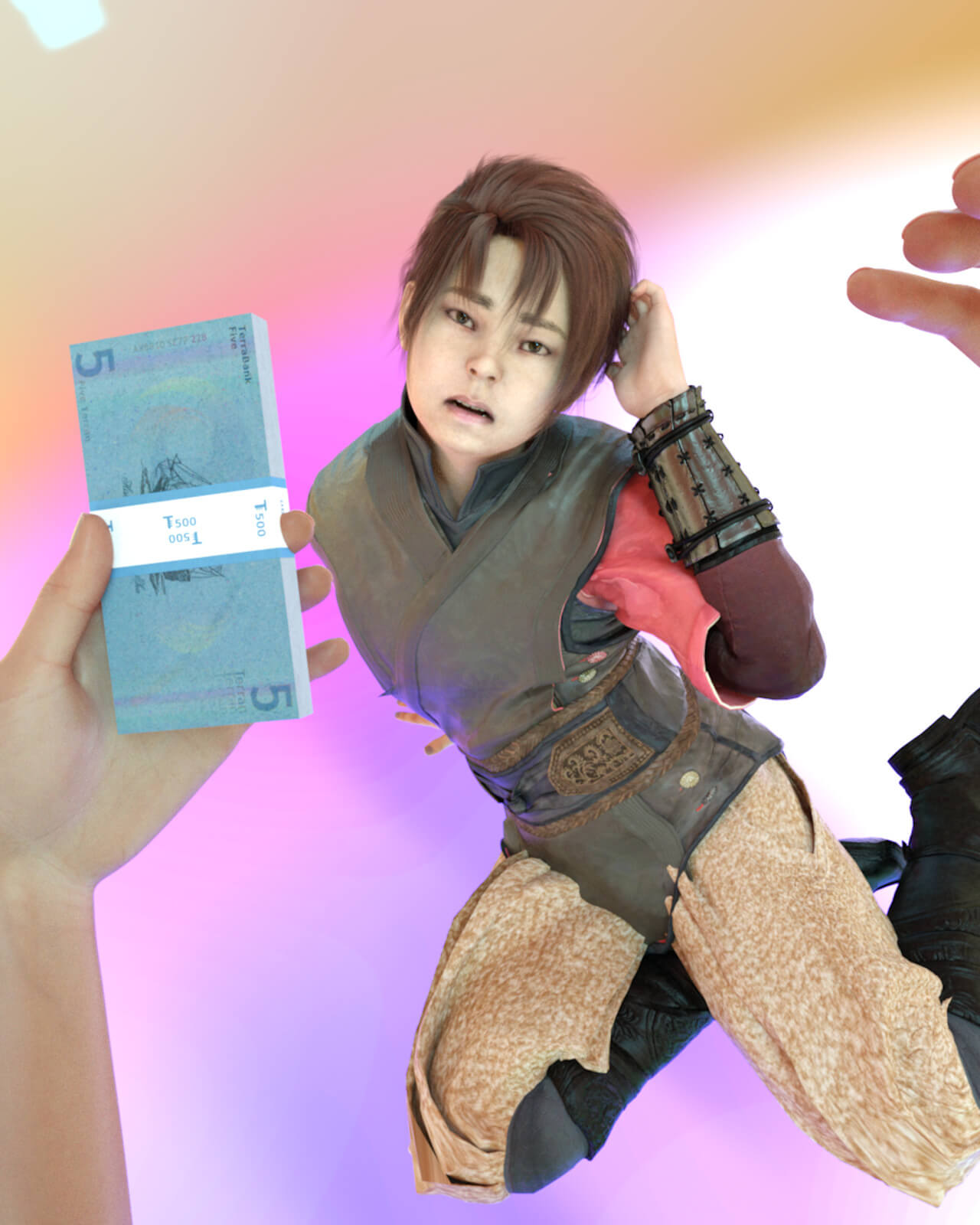 Old Render 6 3D Render, Digital Art by FatinChibi