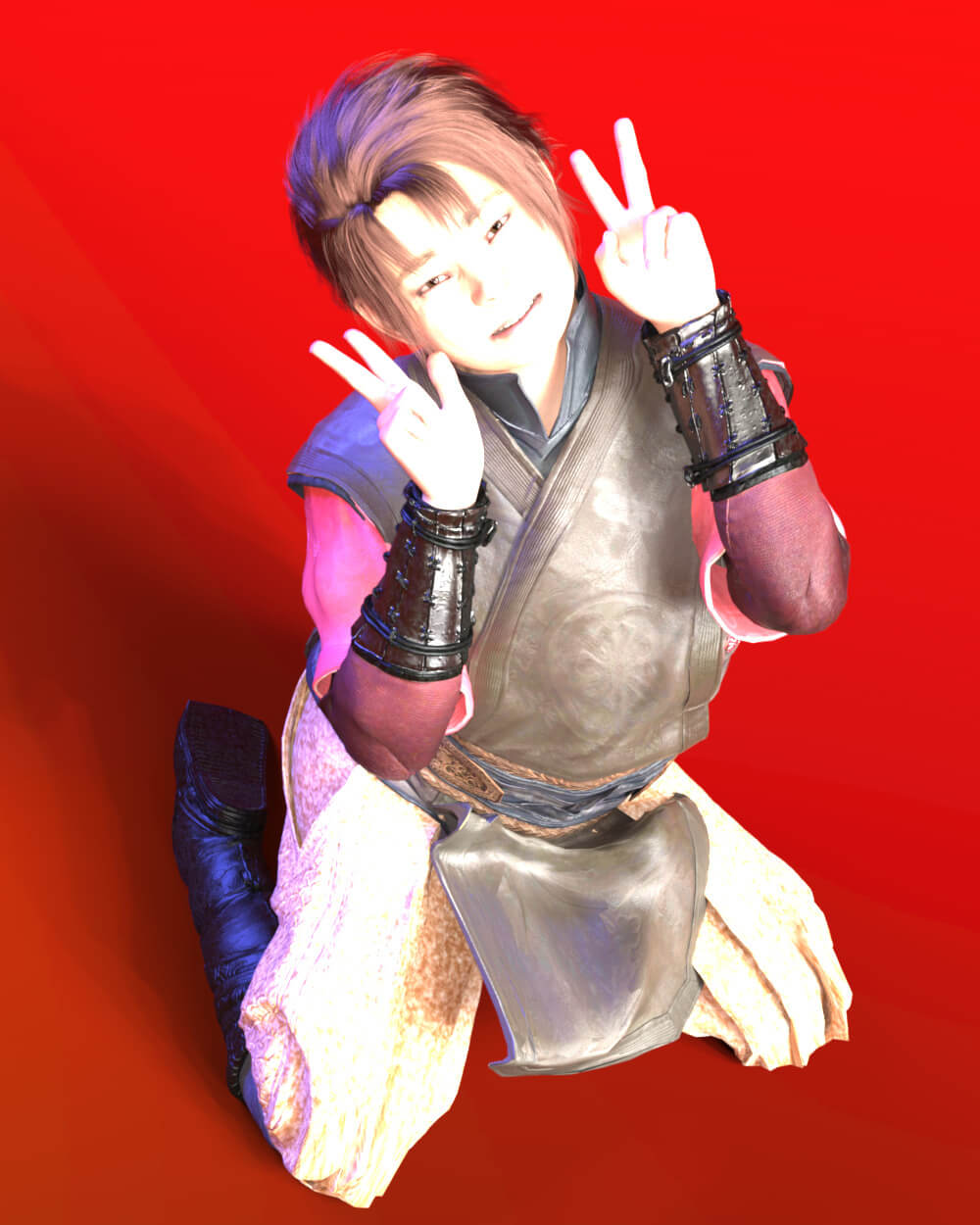 Old Render 8 3D Render, Digital Art by FatinChibi