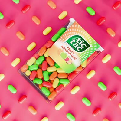 Tic Tac Candy Box 3D Model