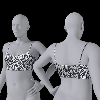 Bra with Zebra Pattern for G9