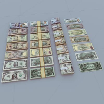 Stack of Dollar Bills Pack