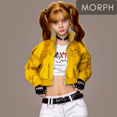 FDF Astrid Morph for Genesis 9 by FDFan