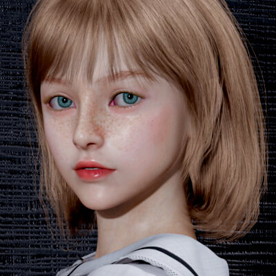 Fdf Evelyn for Genesis 8 Female