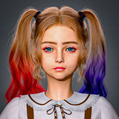FDF Sisilia Morph for Genesis 9 by FDFan