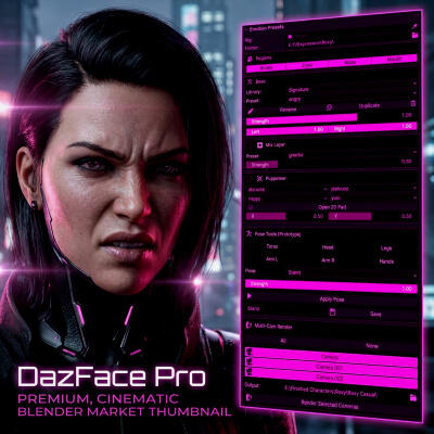 DazFace Pro &mdash Character Toolkit