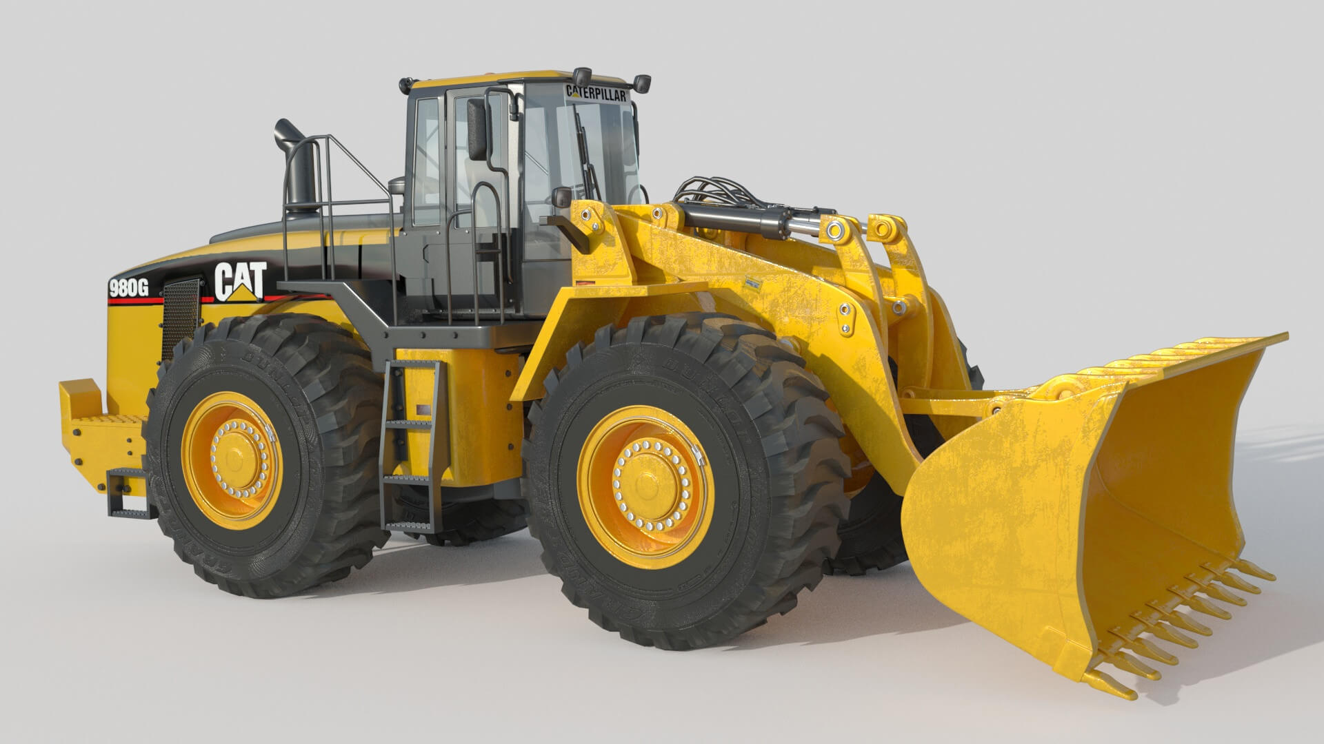 Caterpillar 980G Wheel Loader 3D Model by ferhatkose19
