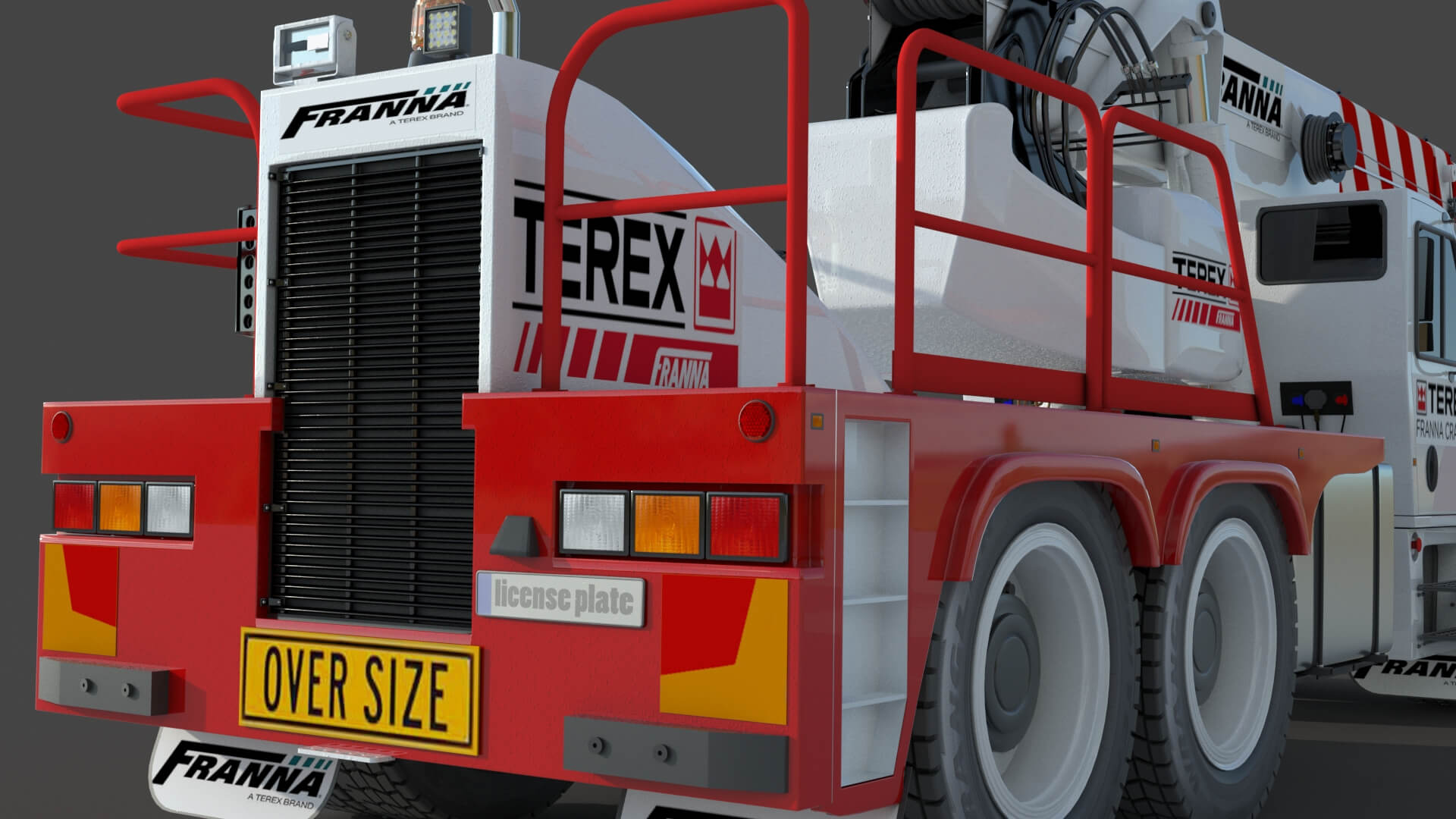 Franna 40T Crane 3D Model by ferhatkose19