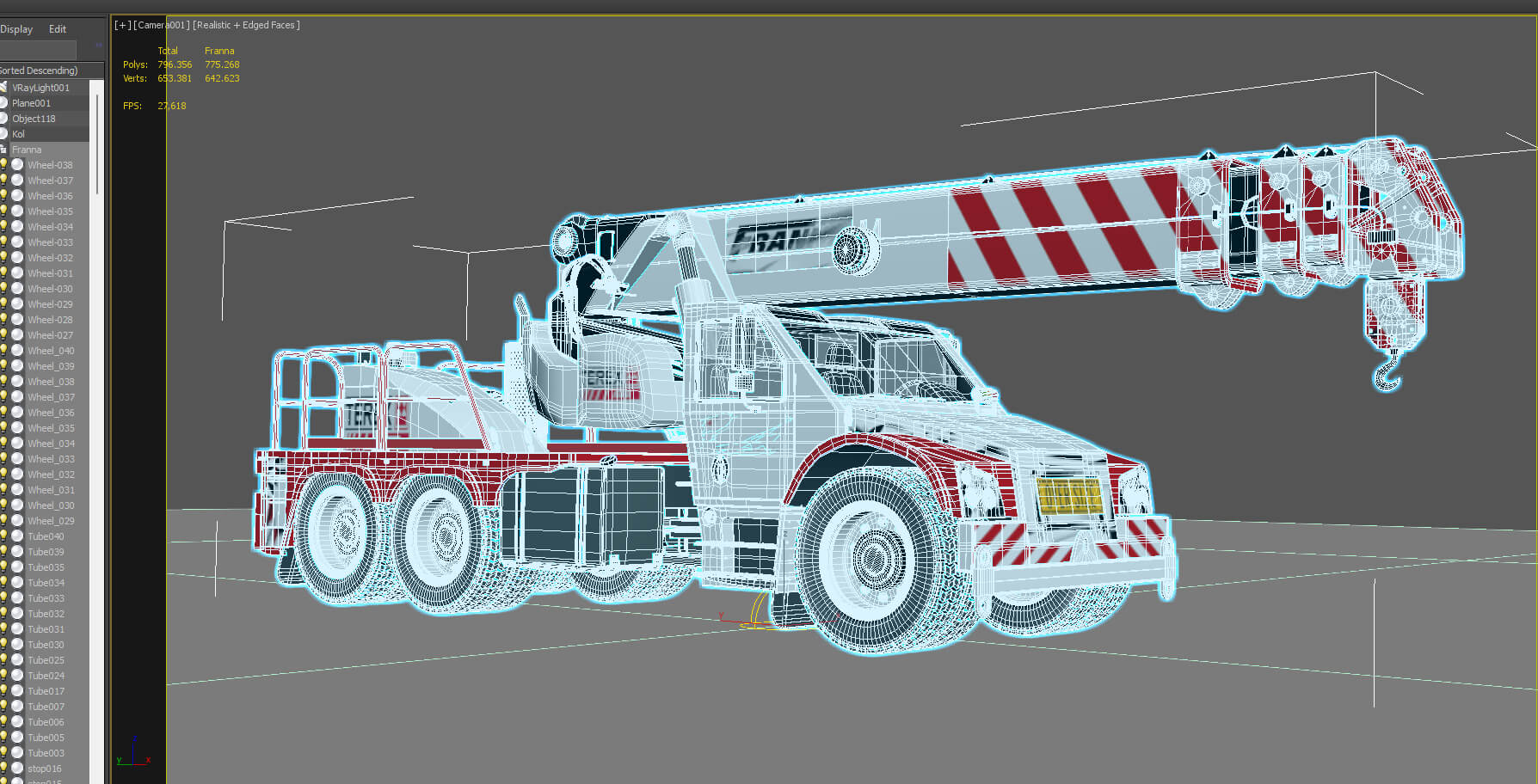 Franna 40T Crane 3D Model by ferhatkose19