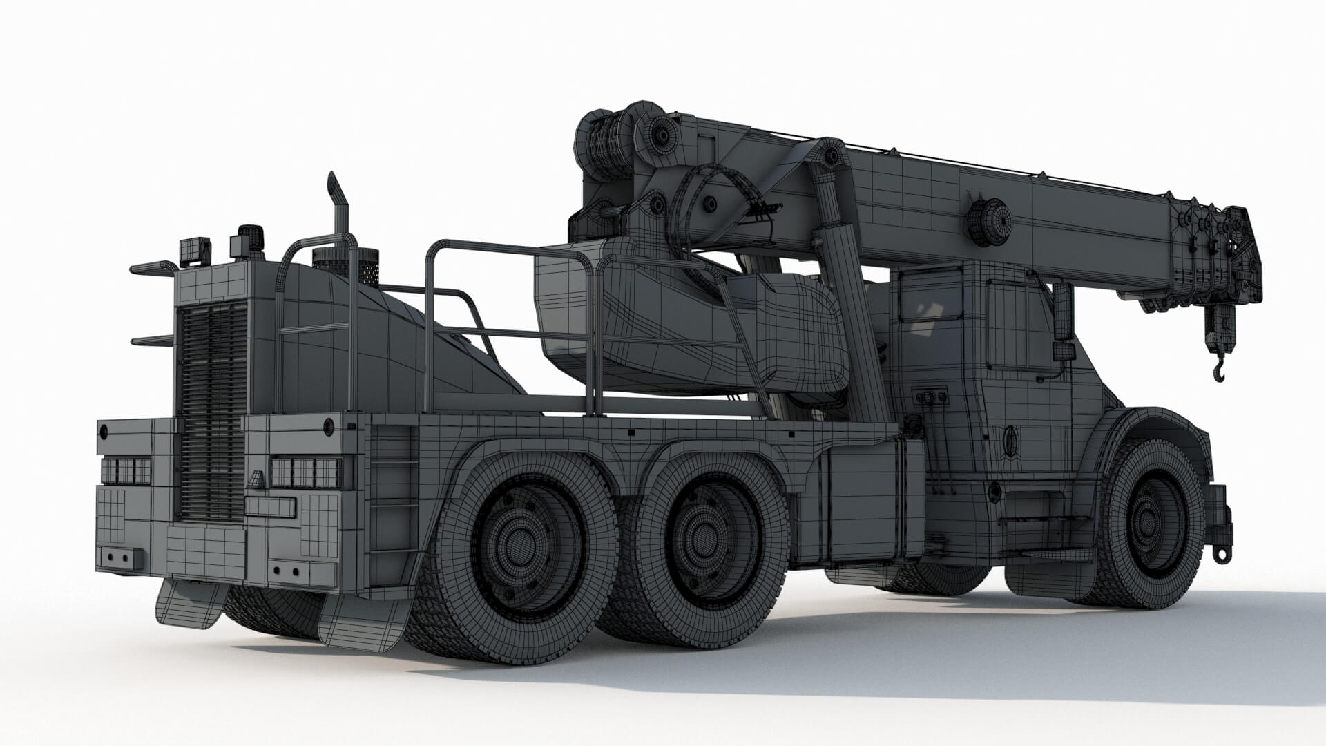 Franna 40T Crane 3D Model by ferhatkose19