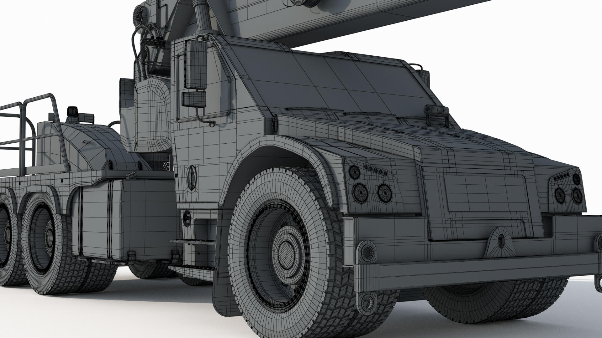 Franna 40T Crane 3D Model by ferhatkose19