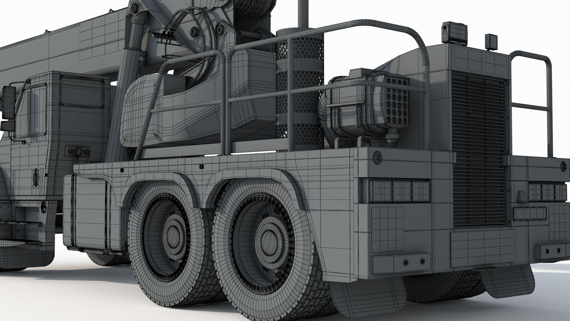 Franna 40T Crane 3D Model by ferhatkose19