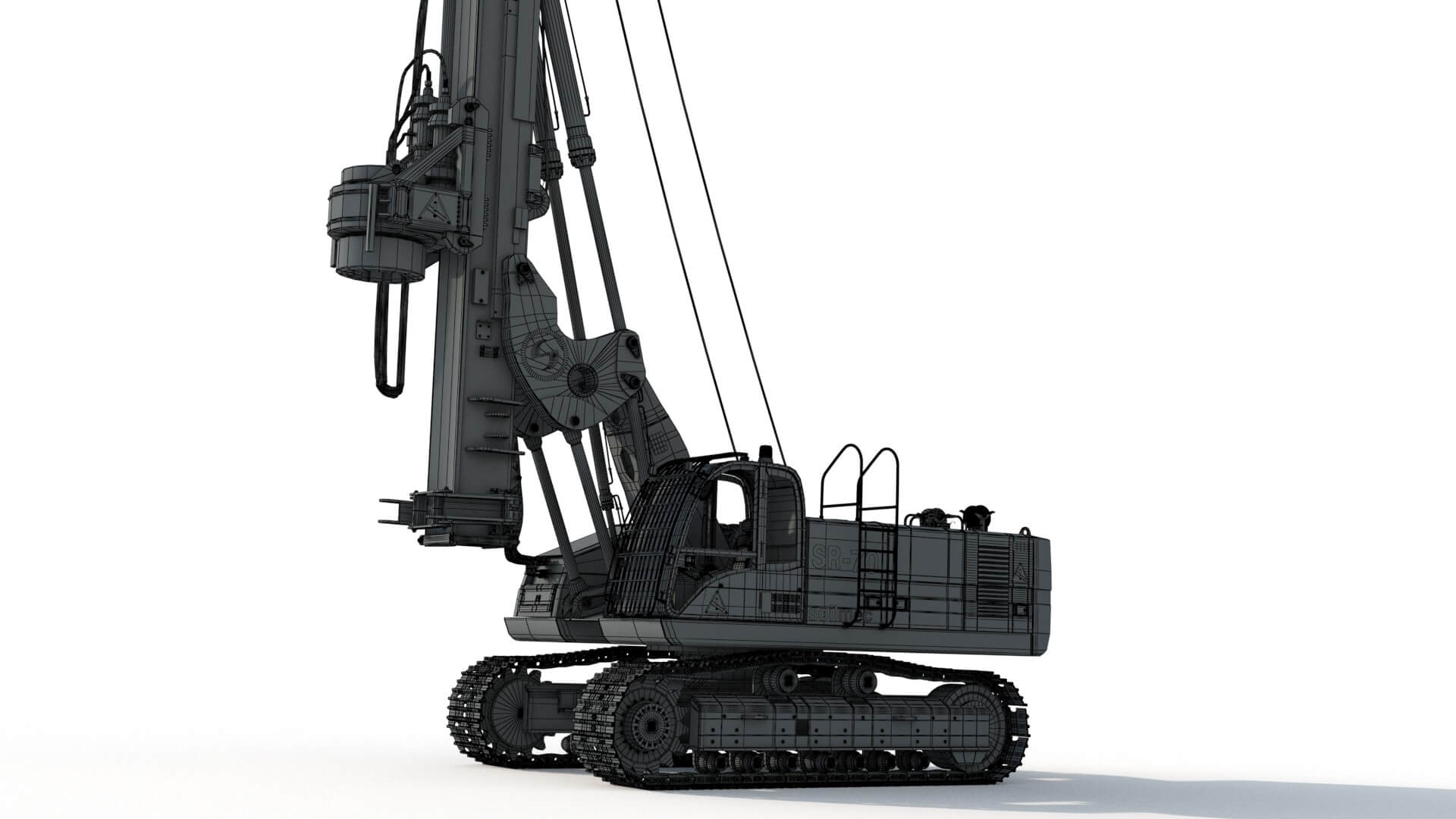 Sml Rig Model Soilmec SR 70 Drilling Rig - 3D Model by ferhatkose19